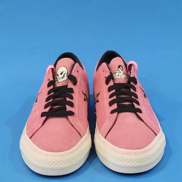 Converse One Star x Sean Pablo 'Leopard Paradise' Skate Sneakers 171325C NWT - Picture 6 of 7